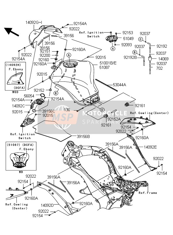 130BB0670, BOLT-FLANGED,6X70, Kawasaki, 3