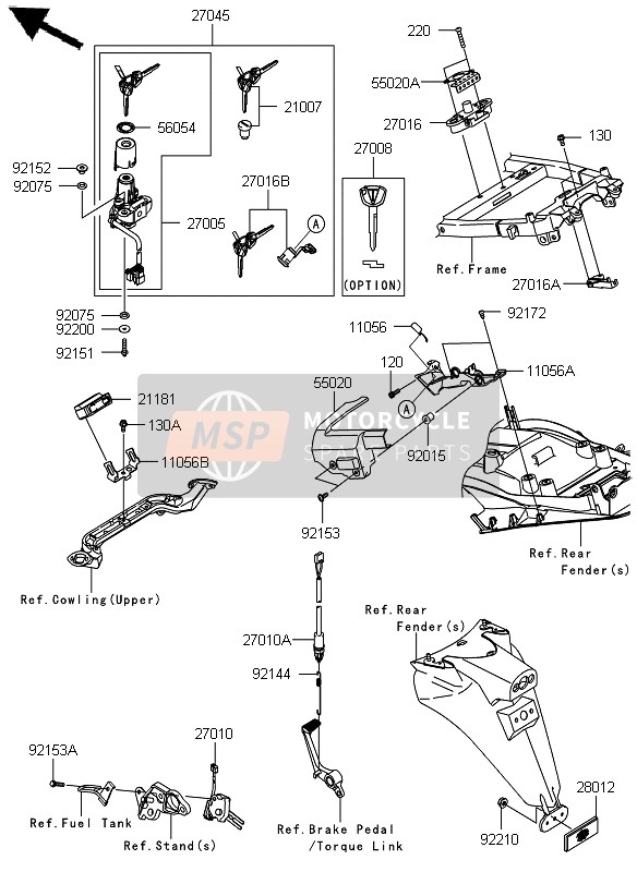 921541857, Bolt,Flanged,6X30, Kawasaki, 2