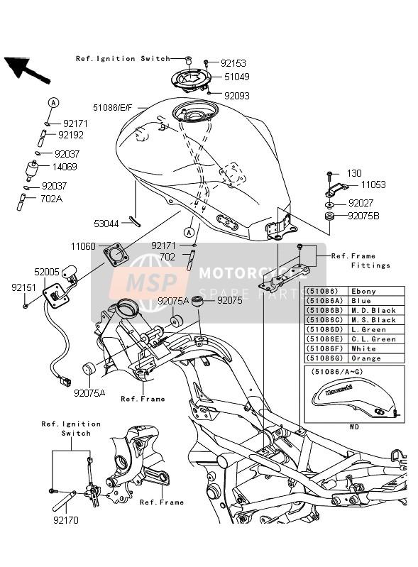 520050076, Gauge,Fuel, Kawasaki, 0