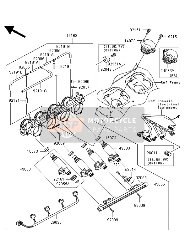 921911551, Tube ZX1200 A2, Kawasaki, 1