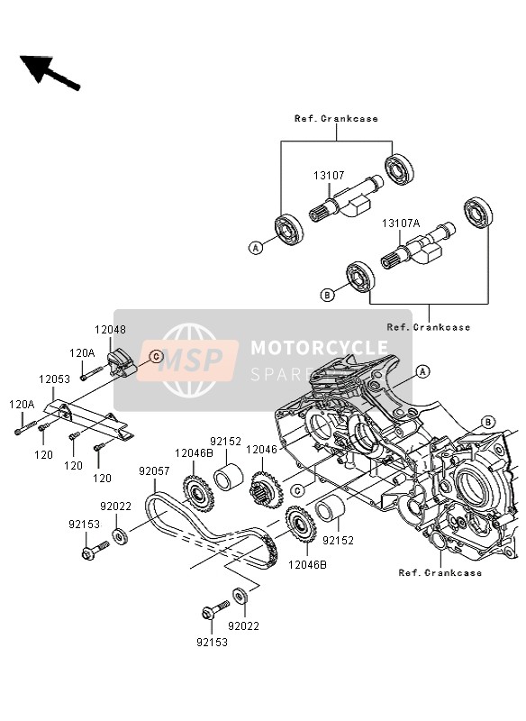 Kawasaki VN1700 VOYAGER ABS 2011 Balancier pour un 2011 Kawasaki VN1700 VOYAGER ABS