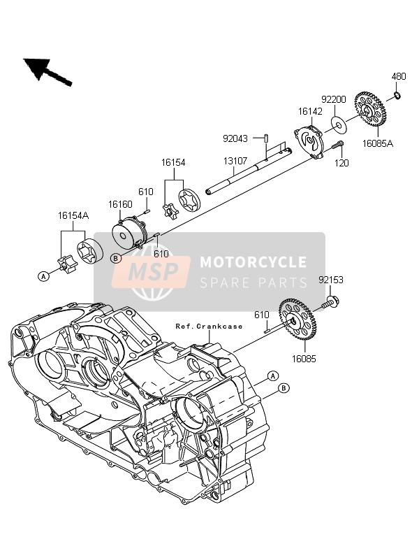 Kawasaki VN1700 VOYAGER CUSTOM ABS 2011 ÖLPUMPE für ein 2011 Kawasaki VN1700 VOYAGER CUSTOM ABS