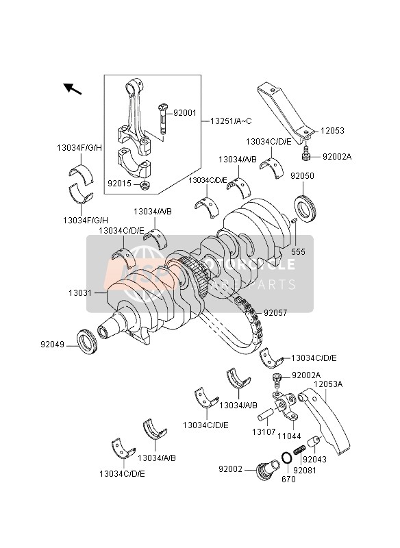 920571011, Chain,Primary,MA0364X50l, Kawasaki, 2