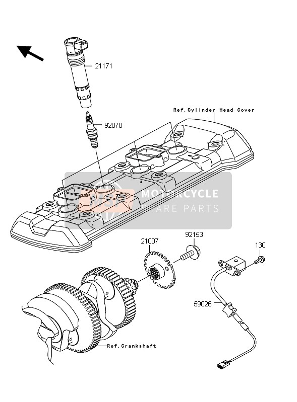 Kawasaki Z1000 ABS 2011 Ignition System for a 2011 Kawasaki Z1000 ABS