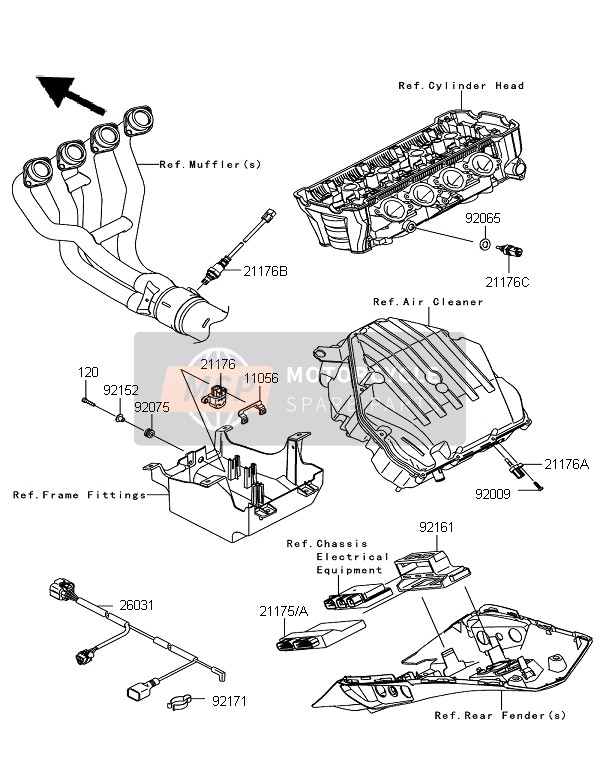 Kawasaki Z1000SX 2011 Fuel Injection for a 2011 Kawasaki Z1000SX