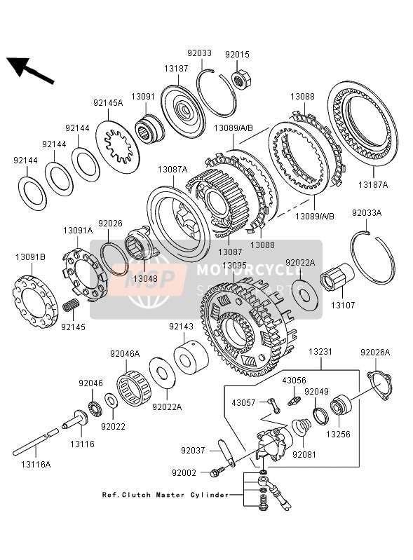 130881141, PLATE-FRICTION, Kawasaki, 0