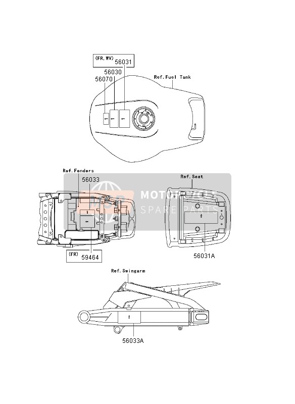 594641063, LABEL-ANTI Tampering, Kawasaki, 0