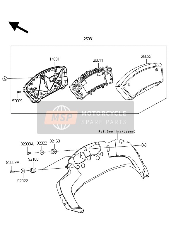 250310234, METER-ASSY, Lcd, Kawasaki, 0