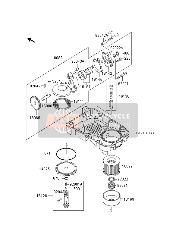 16154003, ROTOR-PUMP, Kawasaki, 0