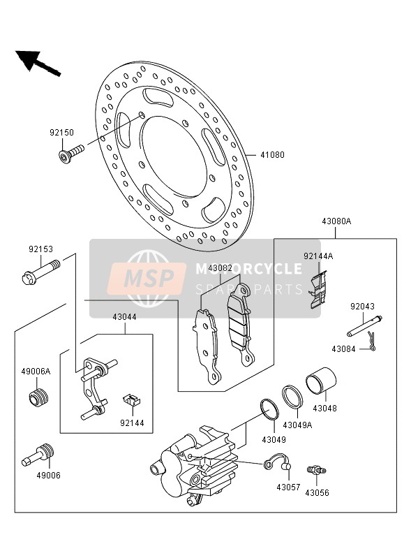 430820059, PAD-ASSY-BRAKE, Kawasaki, 0