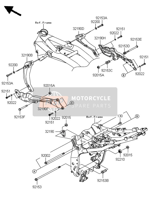 921530858, Bolt, Socket, 10X50, Kawasaki, 2