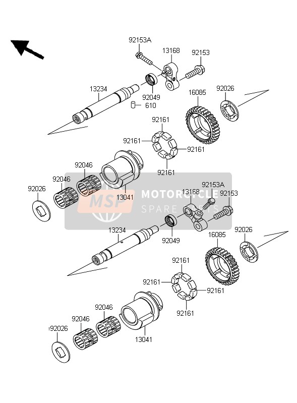 Kawasaki ZZR1400 ABS 2007 Balancer for a 2007 Kawasaki ZZR1400 ABS