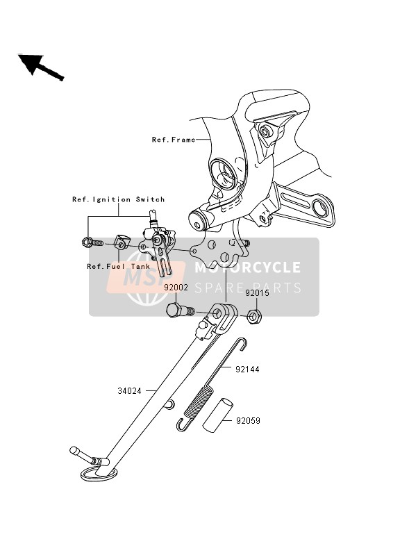 Kawasaki ER-6F ABS 2008 Estar para un 2008 Kawasaki ER-6F ABS