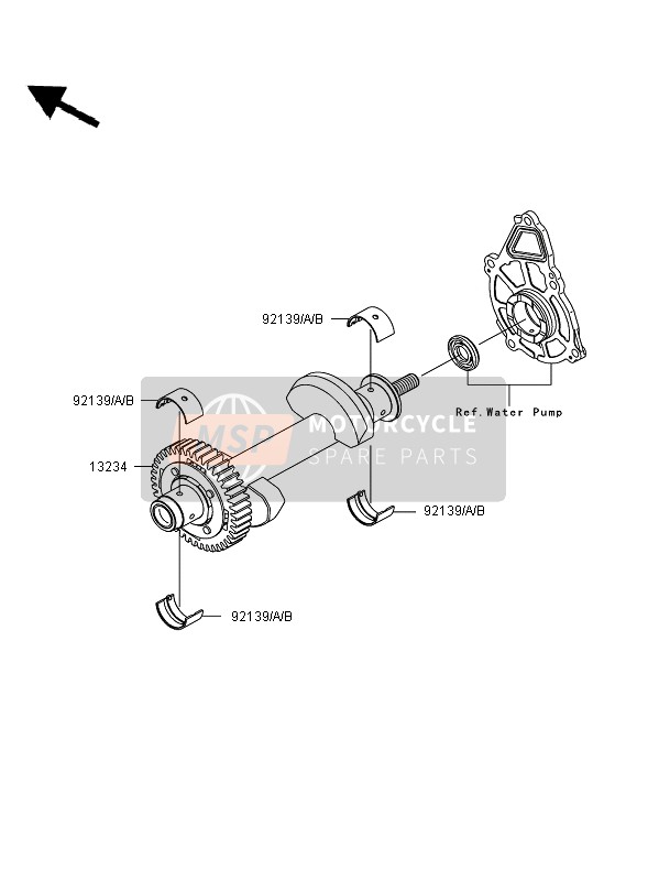 Kawasaki ER-6N 2008 Bilanciatore per un 2008 Kawasaki ER-6N