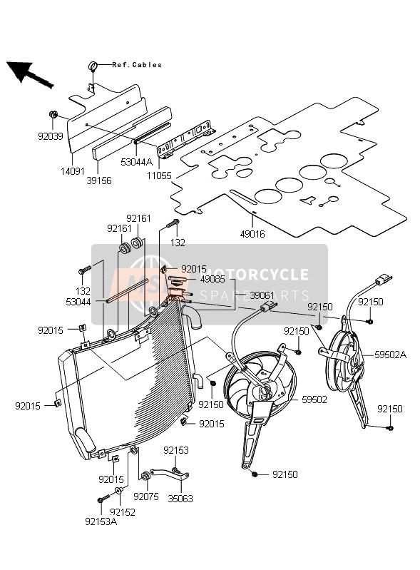 530441312, Trim, Kawasaki, 0