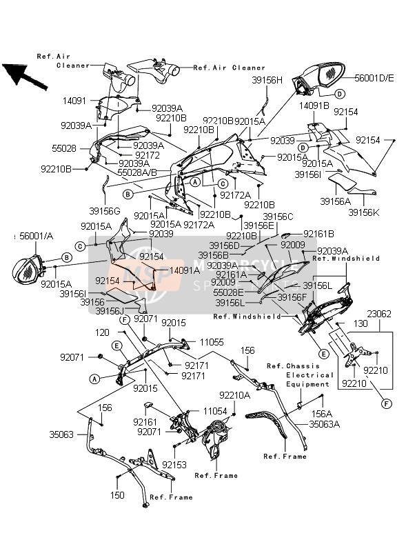 150R0622, Bout, Kawasaki, 2