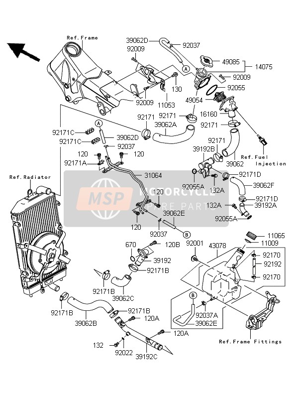 120R0616, Tornillo, Kawasaki, 2