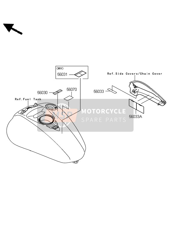 560330130, Oil Filt, Kawasaki, 1