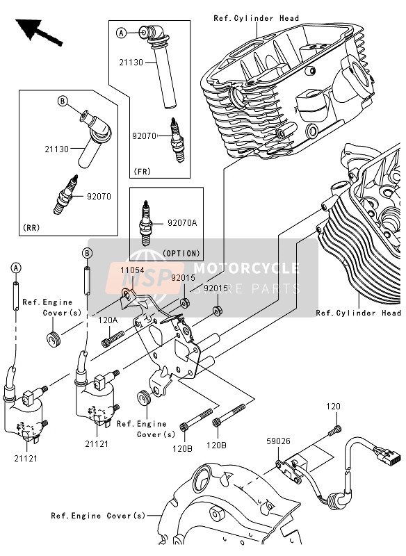 Kawasaki VN900 CUSTOM 2009 Ignition System for a 2009 Kawasaki VN900 CUSTOM