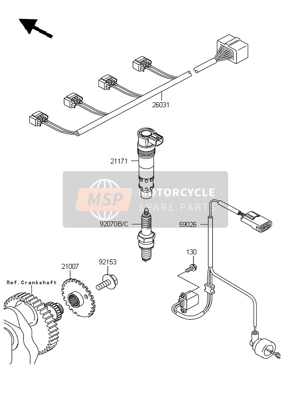 Kawasaki Z750 ABS 2009 Ignition System for a 2009 Kawasaki Z750 ABS