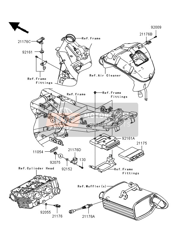 Kawasaki ER-6F ABS 2006 Fuel Injection for a 2006 Kawasaki ER-6F ABS