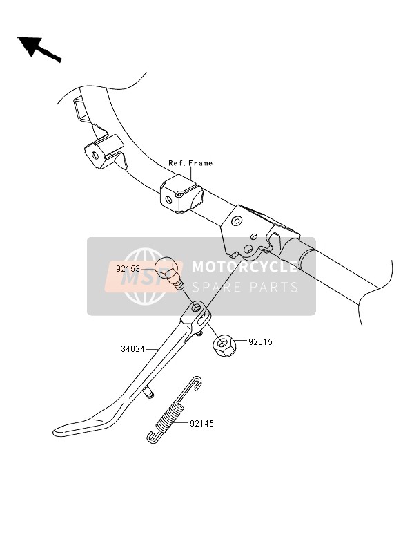 Kawasaki VN1700 VOYAGER ABS 2010 Supporter pour un 2010 Kawasaki VN1700 VOYAGER ABS