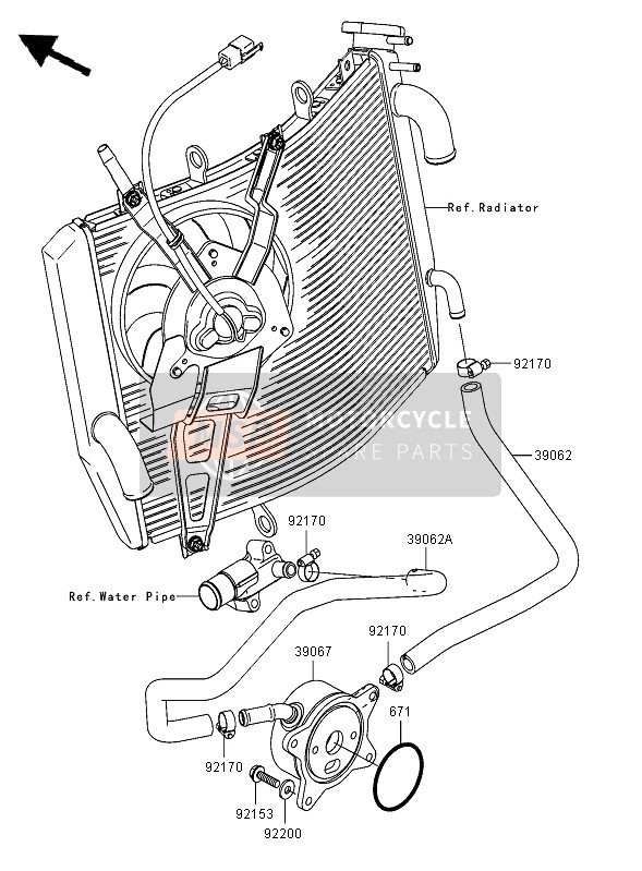 922000158, Washer,6.5X16X2, Kawasaki, 0