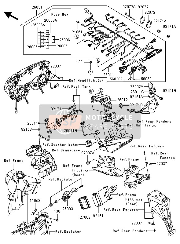 921610281, Damper, Kawasaki, 1