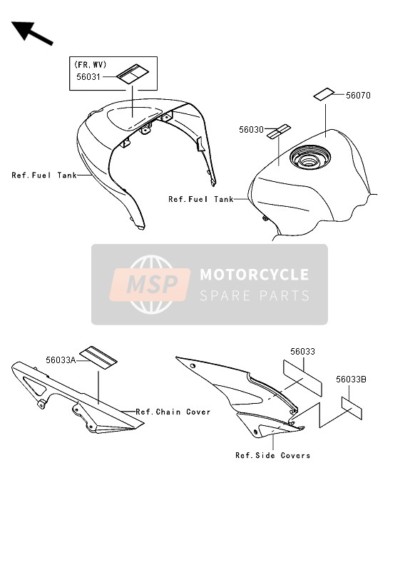 560330088, LABEL-MANUAL,Chain ZX636-C1H, Kawasaki, 0