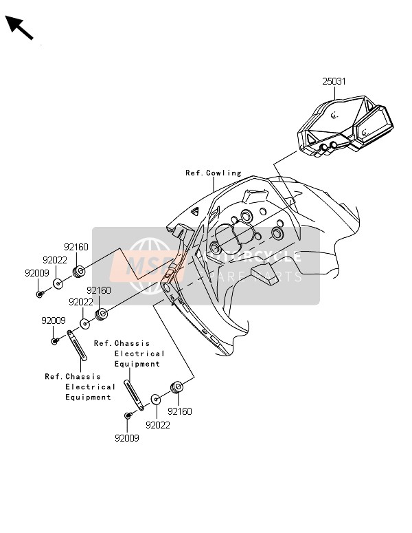 250310676, METER-ASSY,Combination, Kawasaki, 0