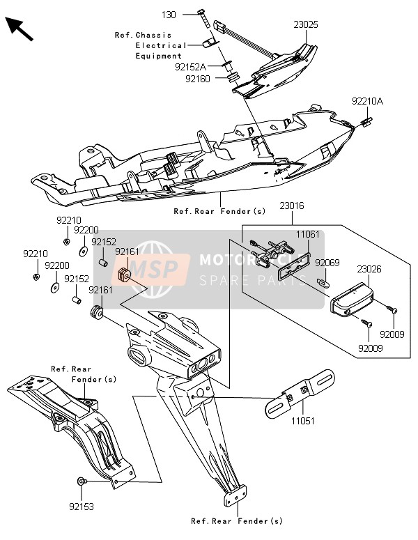 921520703, Collar, Kawasaki, 0