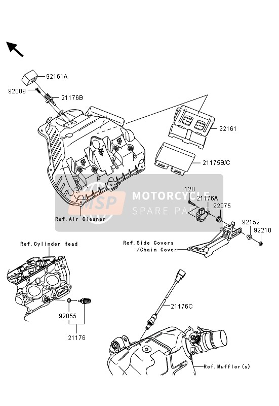 Kawasaki NINJA ZX-10R ABS 2013 Fuel Injection for a 2013 Kawasaki NINJA ZX-10R ABS