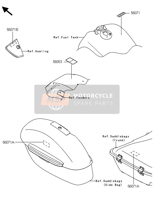 560710330, LABEL-WARNING, Storage, Kawasaki, 0