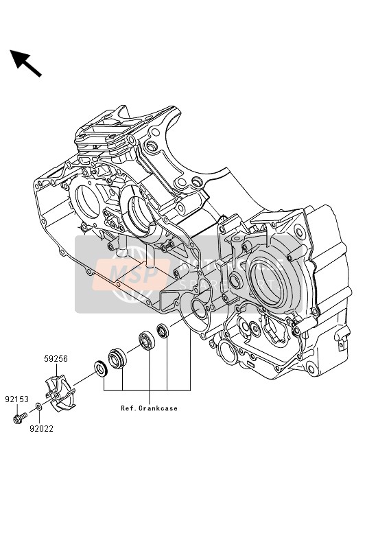 Kawasaki VN1700 VOYAGER CUSTOM ABS 2013 Water Pump for a 2013 Kawasaki VN1700 VOYAGER CUSTOM ABS