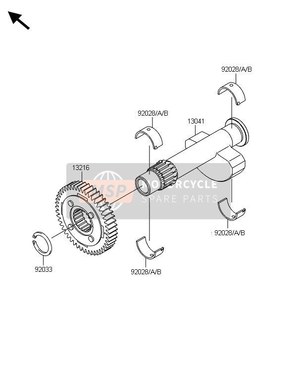 Kawasaki W800 2013 Balancier pour un 2013 Kawasaki W800