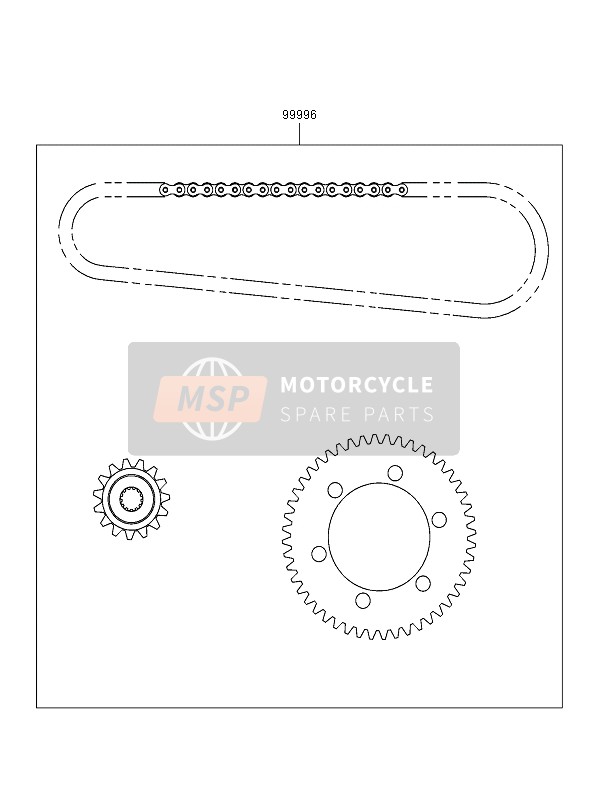 Kawasaki VN800 CLASSIC 2006 Chain Kit for a 2006 Kawasaki VN800 CLASSIC