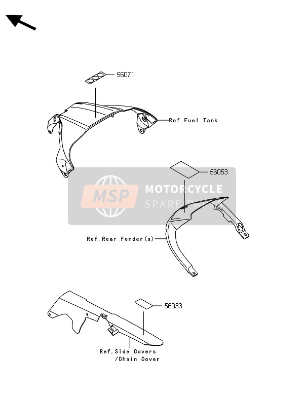 Kawasaki NINJA ZX-10R 2014 Labels for a 2014 Kawasaki NINJA ZX-10R