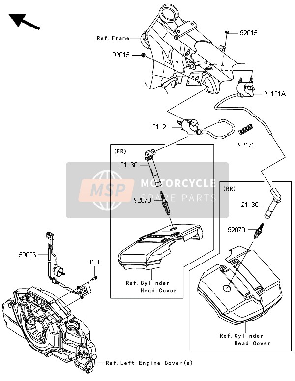 Kawasaki VN1700 CLASSIC ABS 2014 Ignition System for a 2014 Kawasaki VN1700 CLASSIC ABS