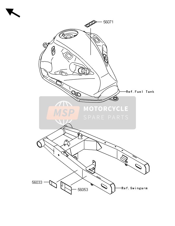 Kawasaki Z800E VERSION 2014 ETIKETTEN für ein 2014 Kawasaki Z800E VERSION