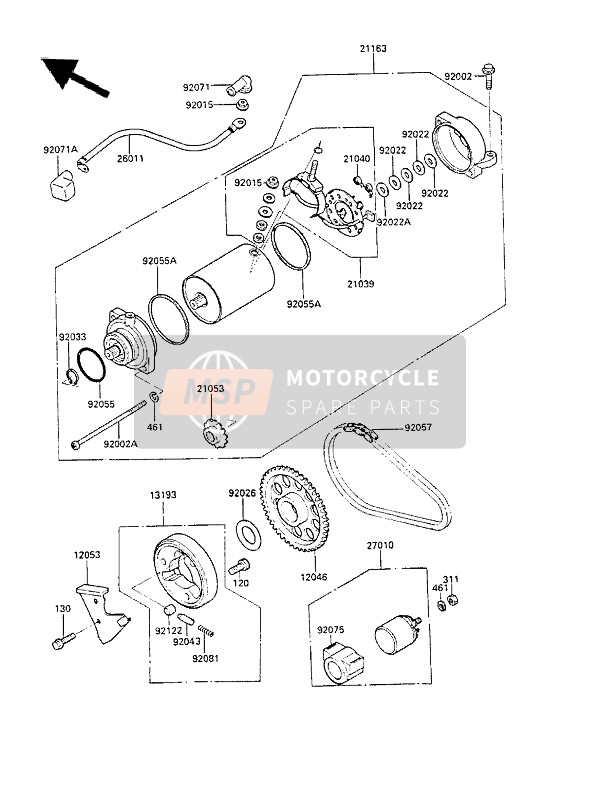 921611722, Damper,Magnetic Switch, Kawasaki, 1