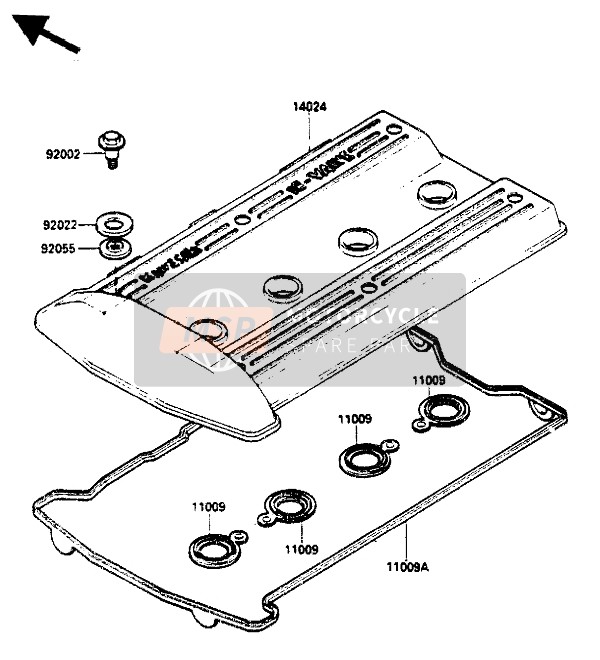 Cylinder Head Cover (ZX750GE006884)