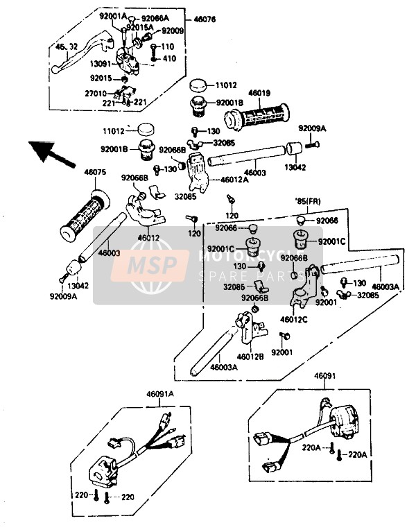 920011665, Bolt, Flanged, 32X35, Black, Kawasaki, 1