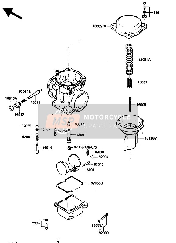 Carburateur Onderdelen