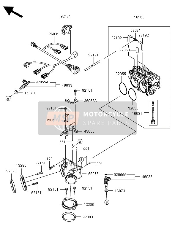 Kawasaki VN2000 2006 Throttle for a 2006 Kawasaki VN2000