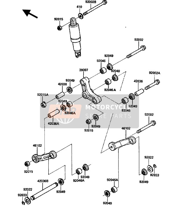 920461112, BEARING-NEEDLE,BM202715, Kawasaki, 3