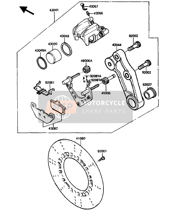 BREMSSATTEL HINTEN