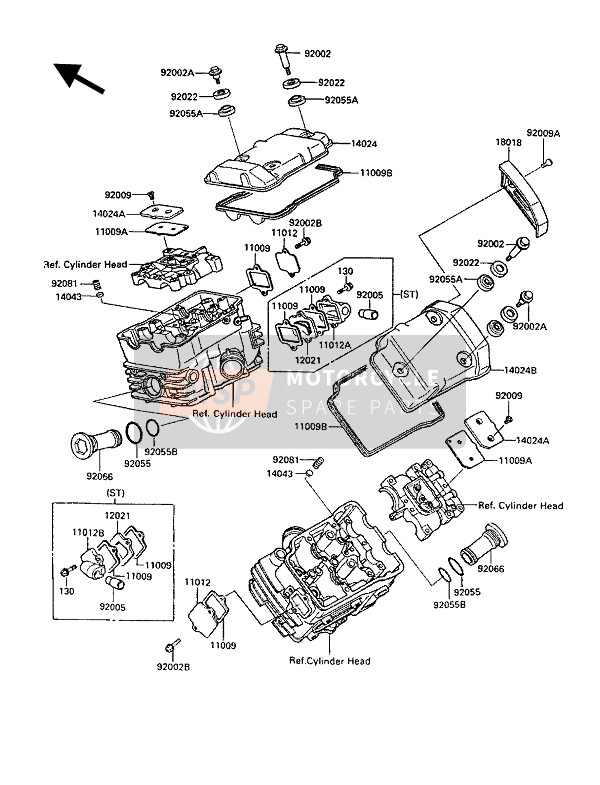 920551225, RING-O,Head Cover Bolt, Kawasaki, 3