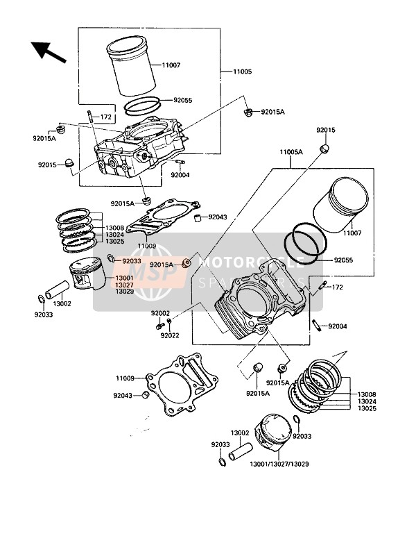 920551274, RING-O,92mm, Kawasaki, 0