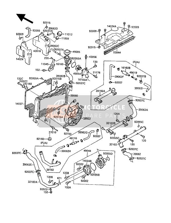 161601117, Body,Thermostat,Lwr, Kawasaki, 3