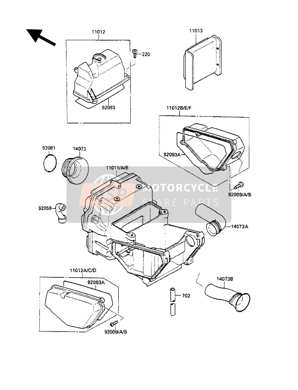 110121608, Cap,Air Filter,Lh, Kawasaki, 0